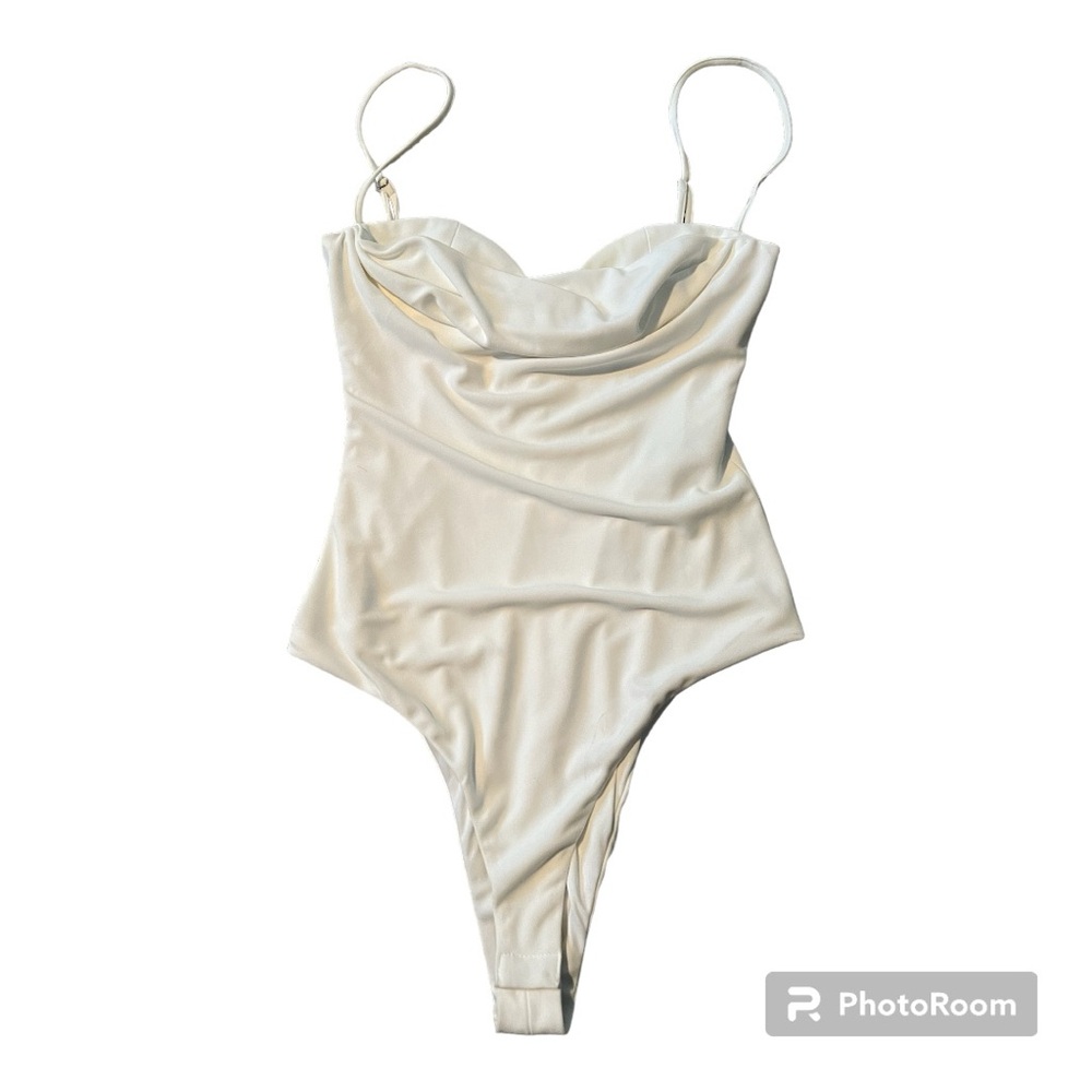 Zara- White Bodysuit